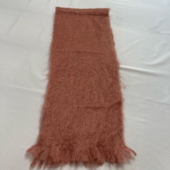 Lynwood Scotland VTG Pink Mohair Wool Scarf - Picture 4 of 7